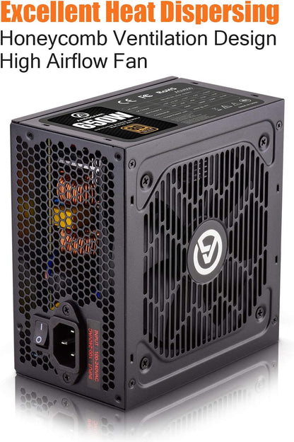 Power Supply 650W 80+ Bronze Certified PSU (AGV650)